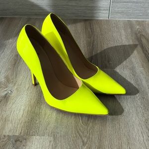 Bright Yellow Stilettos